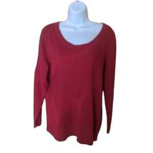 ---  Red Sweater Size 1X (flaw)